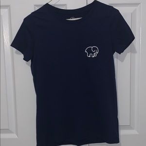 navy ivory ella short sleeve shirt
